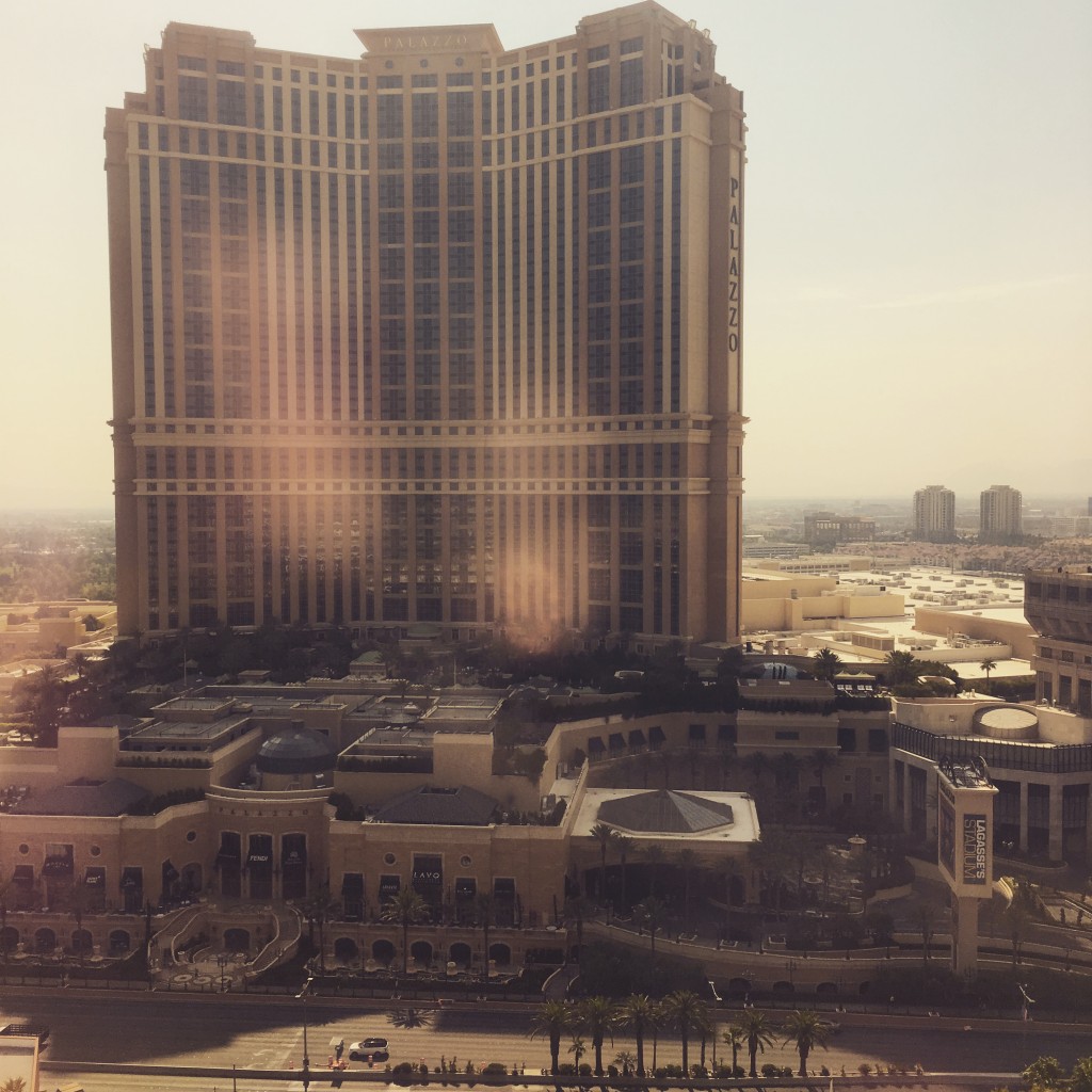 Las Vegas Sands Expo mit Palazzo Hotel