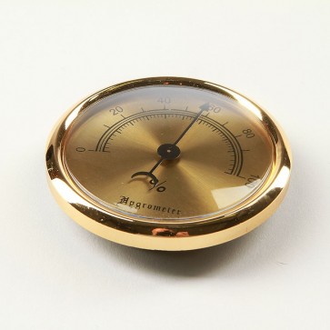 Hygrometer Gold 75mm