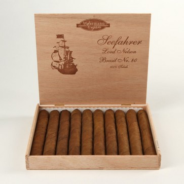Woermann Cigars Seefahrer Lord Nelson Brasil Nr 80