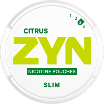 ZYN Slim Citrus Strong Nicotine Pouches