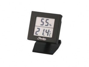 Passatore Digital Hygro-/Thermometer schwarz mit Fuß